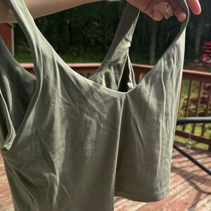 Aerie bralette/sports bra top green